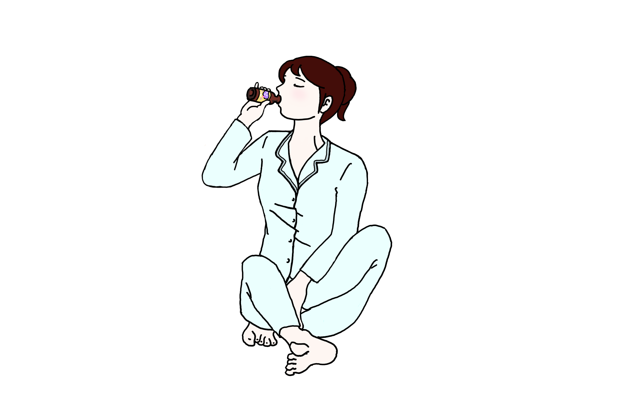 アイビタスを飲む